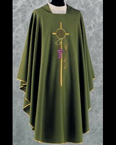 Chasuble et Étole #325 Verte