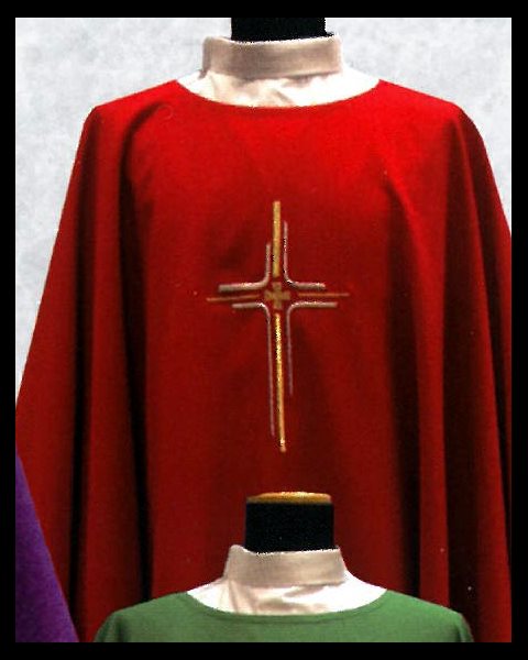 Chasuble and Stole #334 Red
