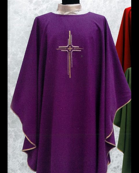 Chasuble and Stole #334 Purple