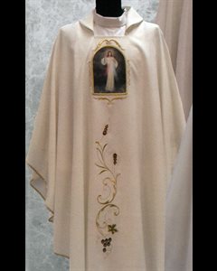 Chasuble et Étole #342 Blanche