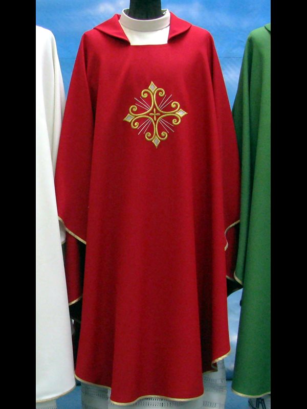 Chasuble and Stole #351 Red