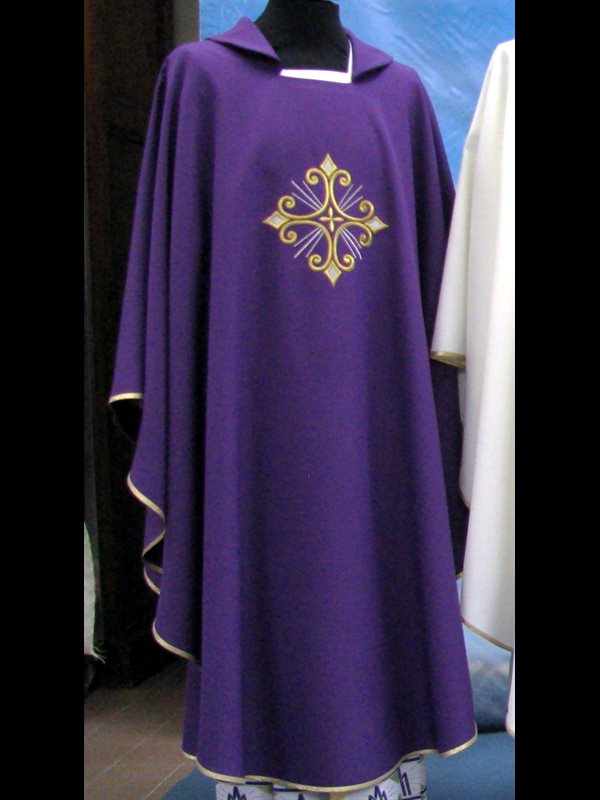 Chasuble and Stole #351 Purple