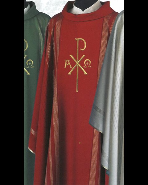 Chasuble and Stole #391 Red