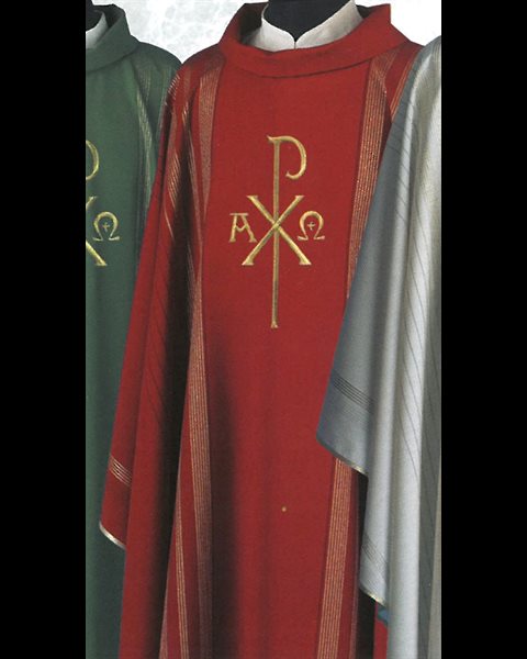 Chasuble et Étole #391 Rouge