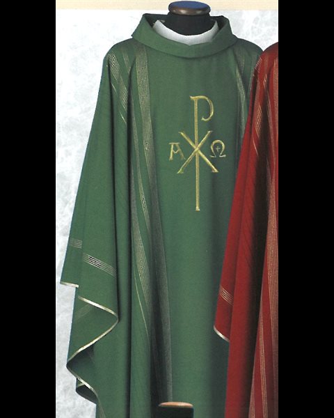 Chasuble and Stole #391 Green
