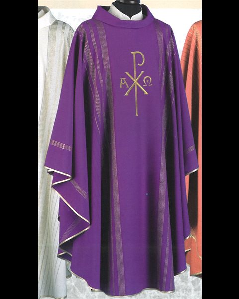 Chasuble and Stole #391 Purple