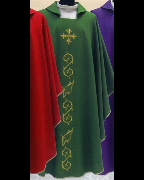 Chasuble and Stole #640 Green