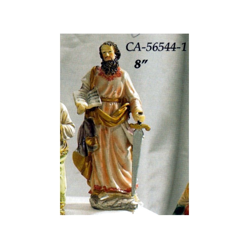 St. Paul Resin Statue, 8" (20 cm)