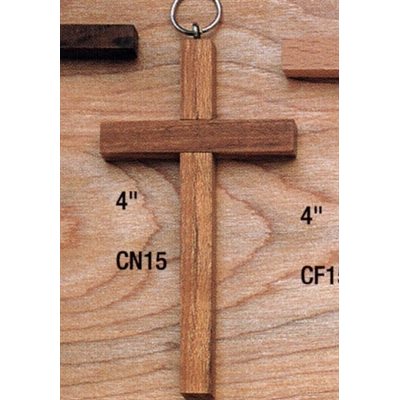 Walnut Wood Cross, 4 3 / 8" (11 cm)