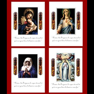 French Mass Offering Cards
