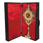 Ornate Jeweled Monstrance with Luna and Case, 23 1 / 2" H.