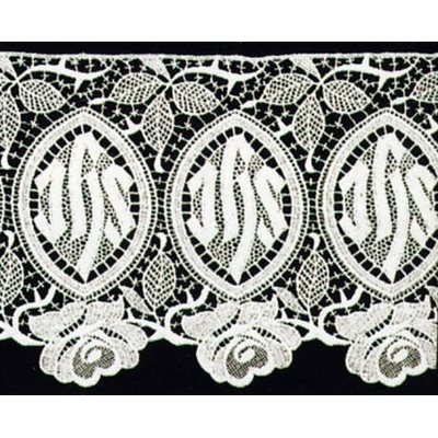 Embroidered Lace #776 / yard (6 1 / 2" wide)