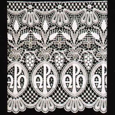 Embroidered Lace #782 / yard (11 1 / 2" wide)