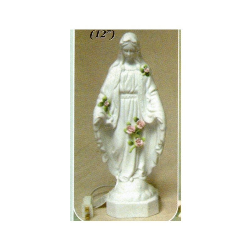 Electric Night Light Our Lady of Grace, 12" (30.5 cm)