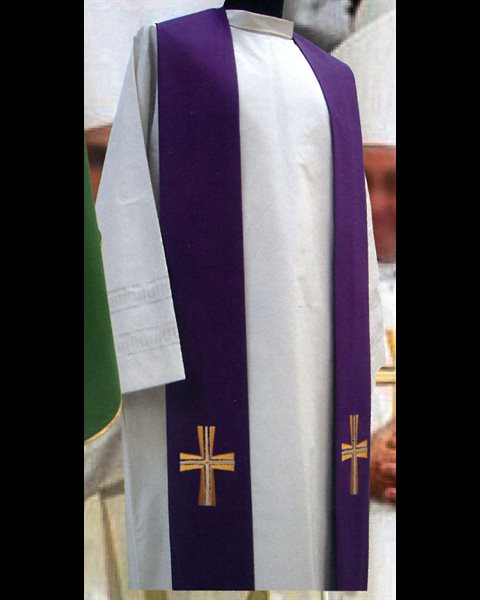 Priest Stole #652 Purple