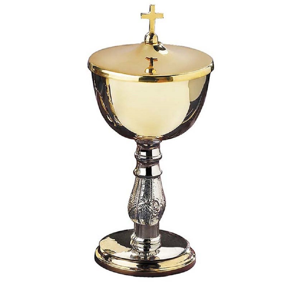 Ciborium with Cross Top, 7 1 / 2" H