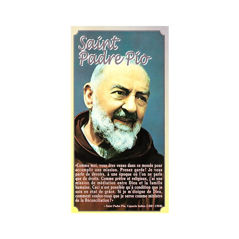 Prière et neuvaine à Saint Padre Pio