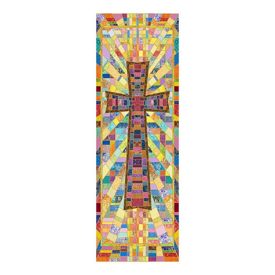 Bannière «Tapisserie Croix» 23" x 63" (58 x 160cm) / un