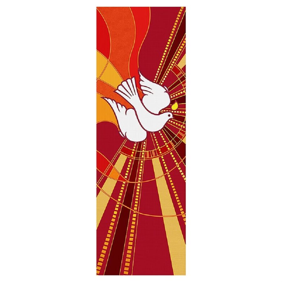 Dove Tapestry X-Stand Banner, 23" x 63" / ea