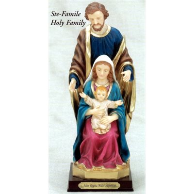 Holy Family Resin Statue, 10.5" (26.7 cm)