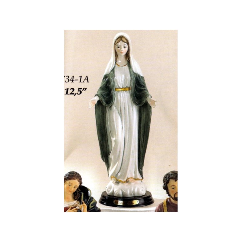 Statue Immaculée Conception 12.5" (31.7 cm) en résine