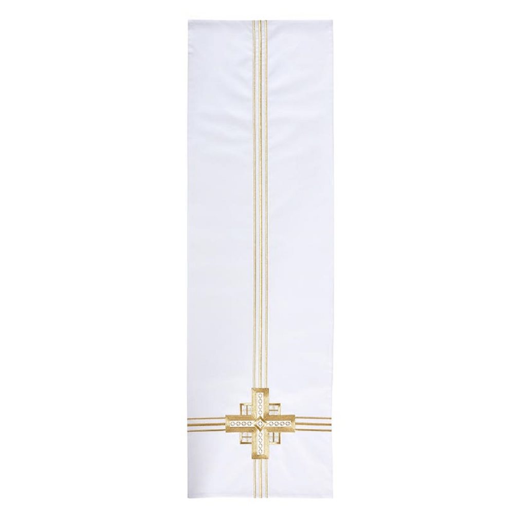 Voile d'ambon ou lutrin 16" x 52" (41 x 132 cm), Blanc