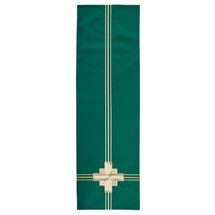 Trinity Cross Overlay Cloth, 16" x 52" - Green