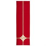 Trinity Cross Overlay Cloth, 16" x 52" - Red