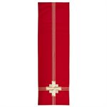 Voile d'ambon ou lutrin 16" x 52" (41 x 132 cm), Rouge