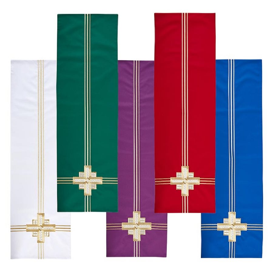 Trinity Cross Overlay Cloth, 16" x 52" - Set of 5