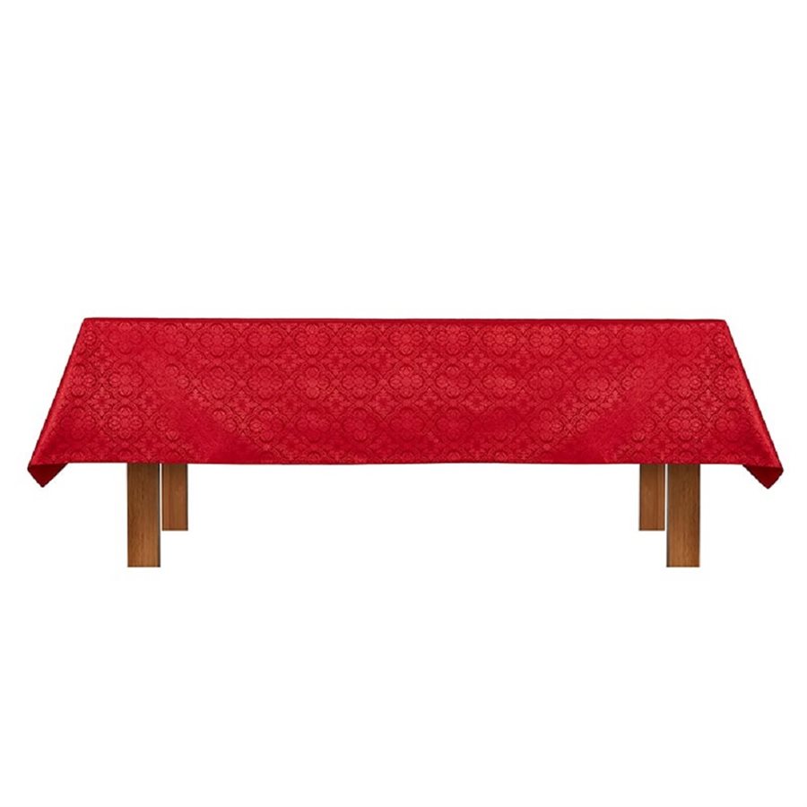 Red Avignon Plain Altar Frontal, 96" x 52"