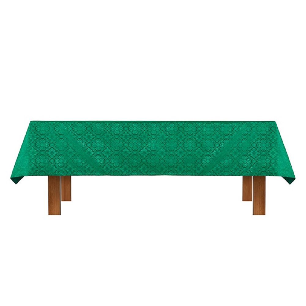 Green Avignon Plain Altar Frontal, 96" x 52"