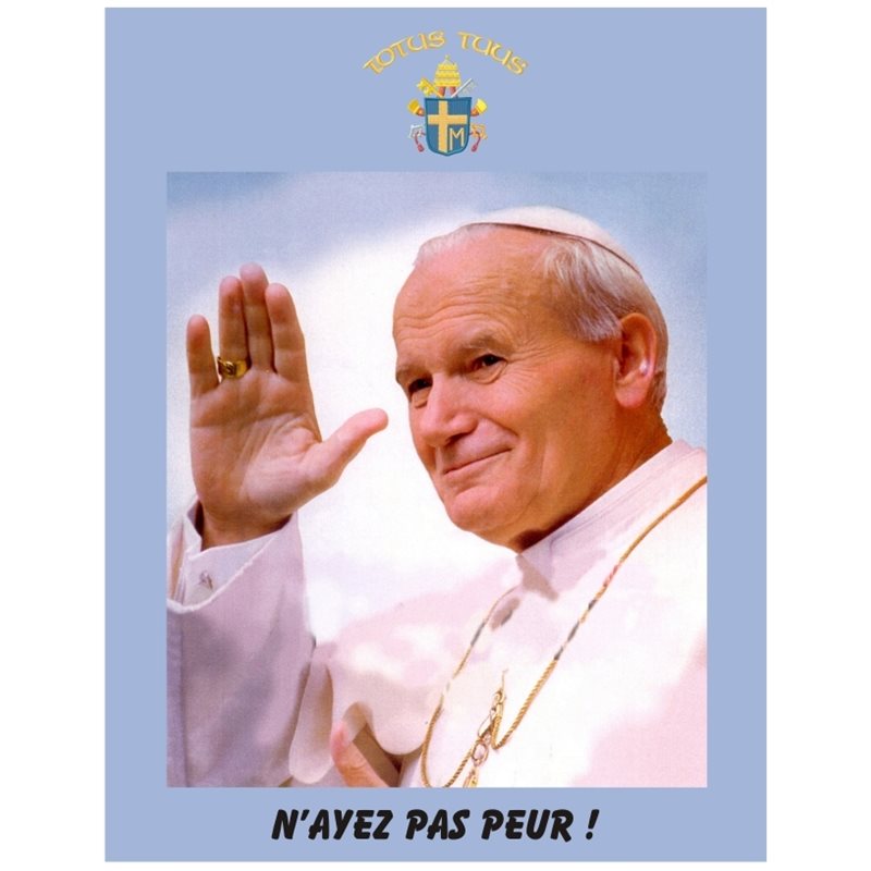 Affiche Jean-Paul II 16" x 24" (40.6 x 61 cm) / un
