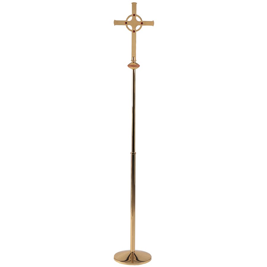 Processional Cross, Celtic Design 82'' H. x 12'' base