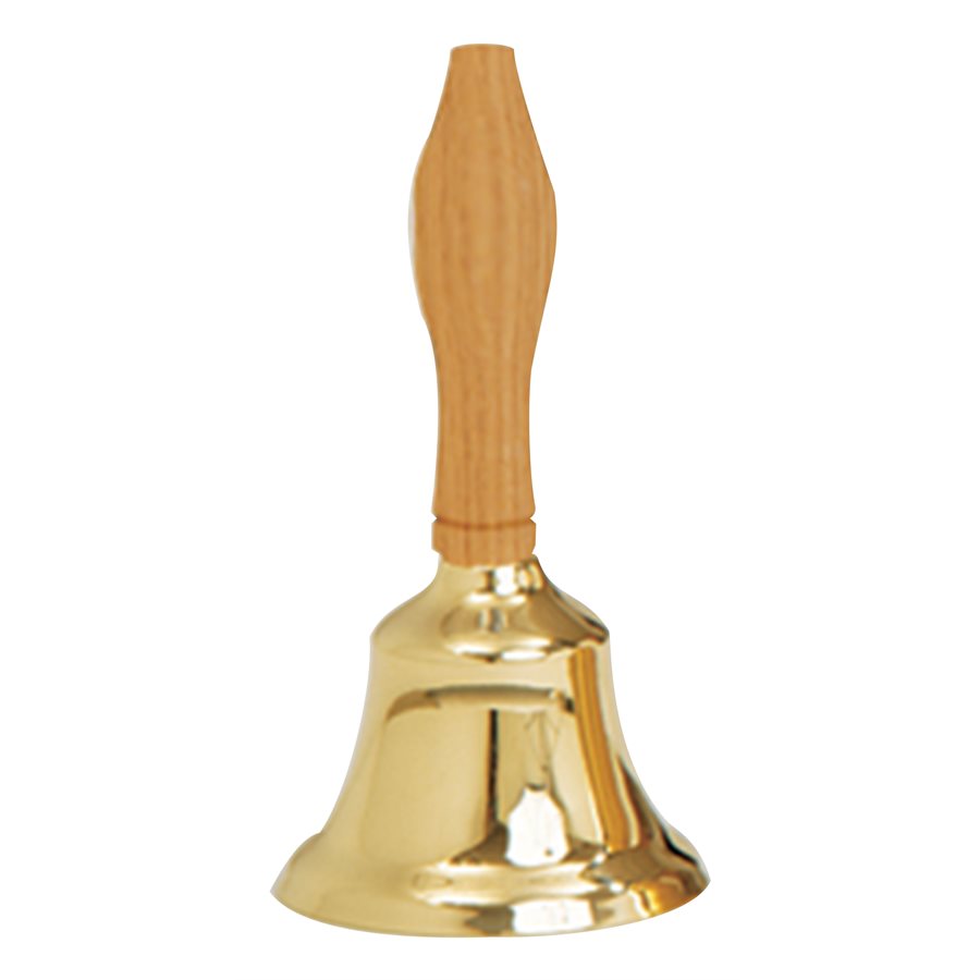 Bell, Small, Brass, 2.5" Dia. x 5" Ht. (6.3 x 12.7 cm)