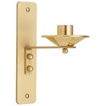 Wall Candle Holder, Brass  1.75'' x 6.5'' Ht.