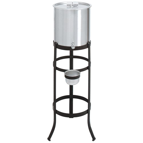 Holy Water Tank 5 gallons and Stand 41'' H. (104 cm)