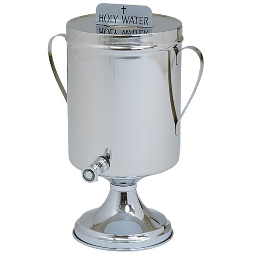 Holy / Baptismal Water Urn W / Handles 2 gallons 15'' H. x 7" D