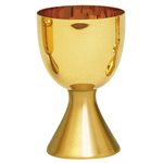 Chalice 6 1 / 2" Ht., 24K Gold Plated