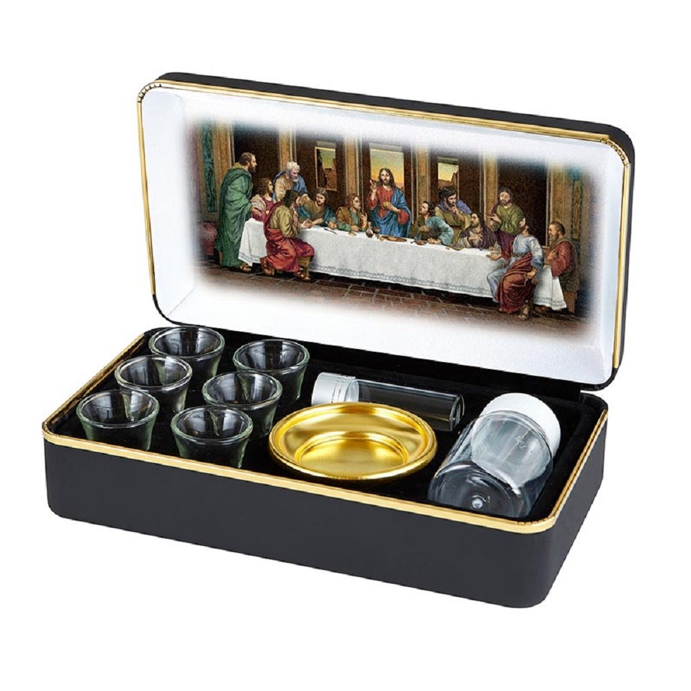 The Last Supper Portable Communion Set