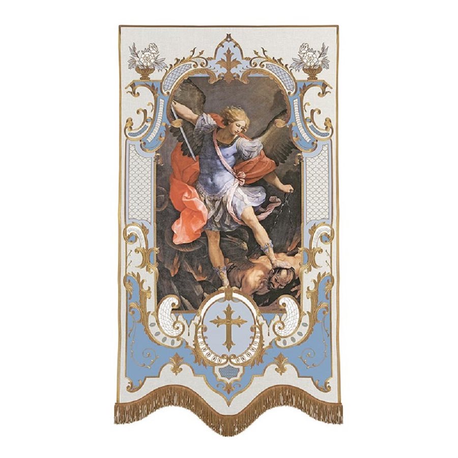 Saint Michael Vintage Banner, 32" x 58" (81 x 147 cm) / ea