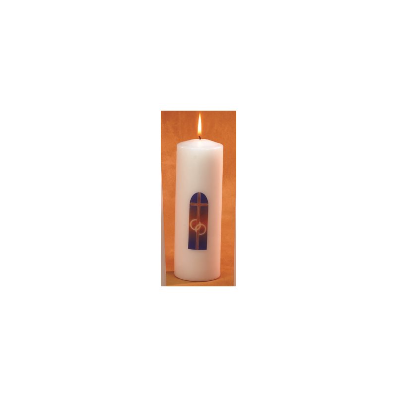 Wedding candle 3" x 9" (51 x 230 mm)