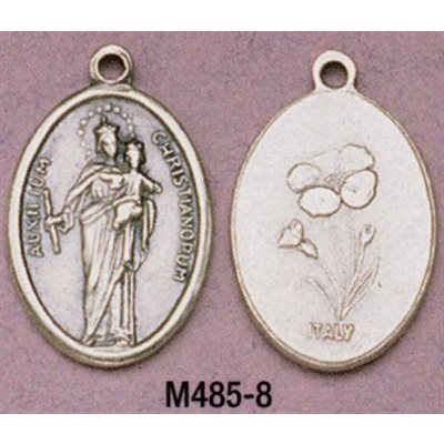 Our Lady Help For Christian Medal, 7 / 8" (2.2 cm)