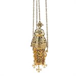 Ornate Hanging Censer, 10" Ht.