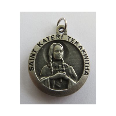 Kateri Tekakwhita medal with relic