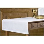 Nappe d'autel 62" x 24" (157 x 61 cm) Blanche