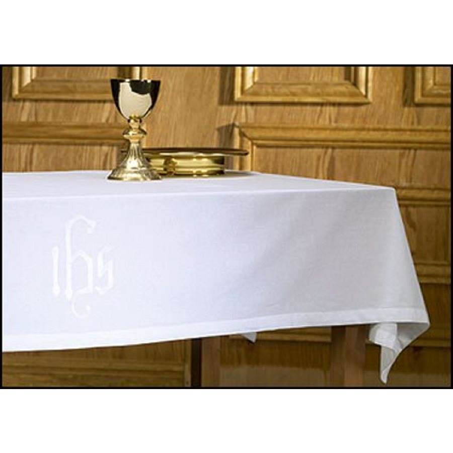 Altar Frontal 65% Polyester, 35% Cotton, 72" x 44", IHS