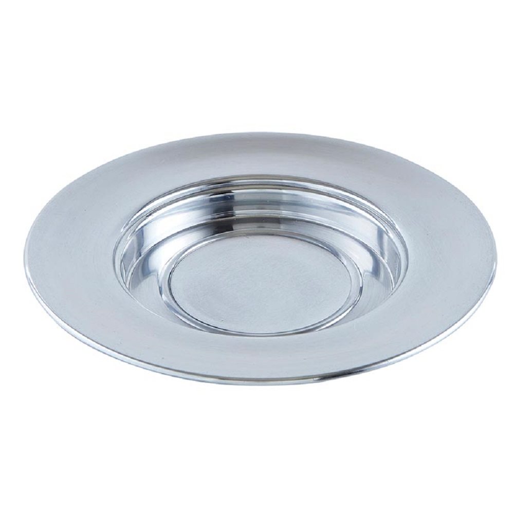 Aluminum Small Bread Plate, 8" Dia.