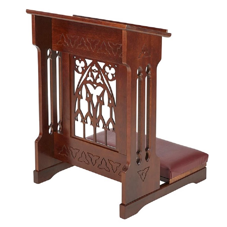 St. Albans Collection Padded Kneeler - Walnut