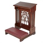 St. Albans Collection Padded Kneeler - Walnut